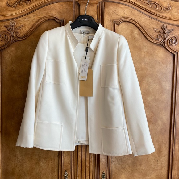 Arkis winter white pant suit. Size US 10 - Picture 2 of 11